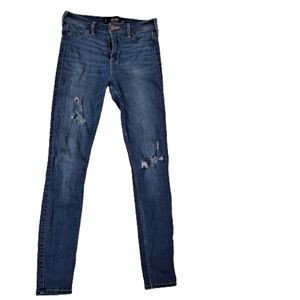 Hollister jean leggings highrise size 25